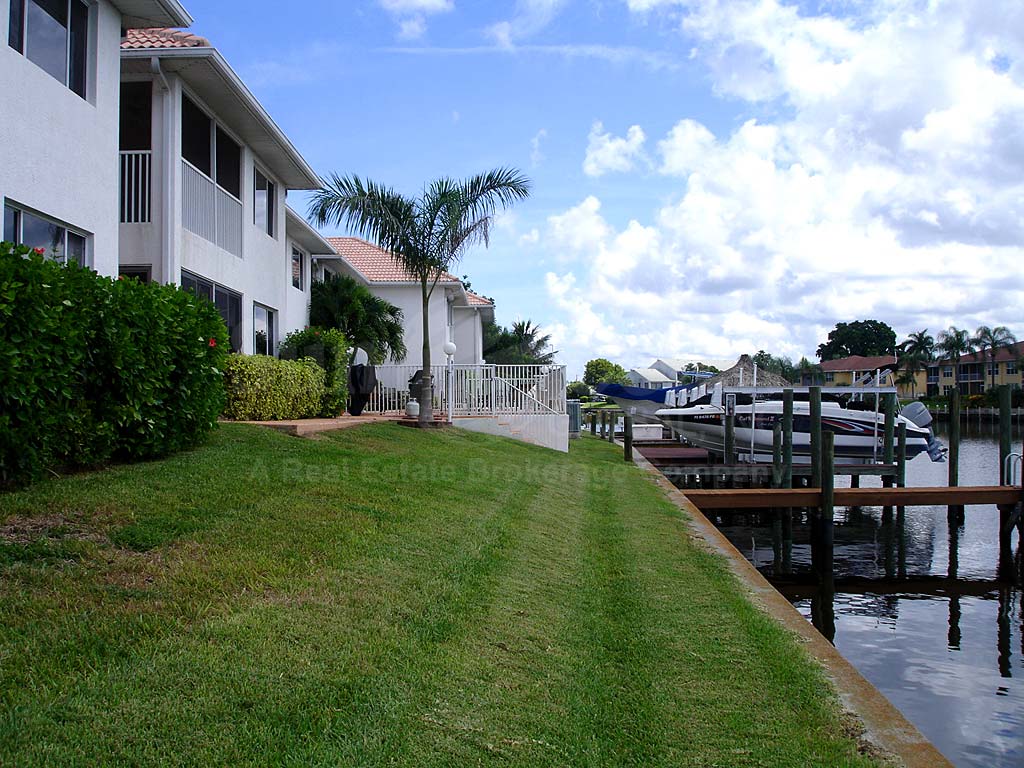 View Down the Canal From Palm Vista